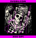 Funny Skeleton PNG, Retro Skeleton PNG, Halloween Skeleton PNG