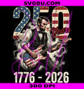 Abraham Lincoln Playing Guitar PNG, Abe Lincoln 250 Years Vintage PNG