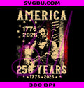 America 250 Years 1776 2026 PNG, Vintage Abraham Lincoln PNG