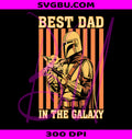 Best Dad In The Galaxy PNG, Mandalorian And Baby Yoda PNG