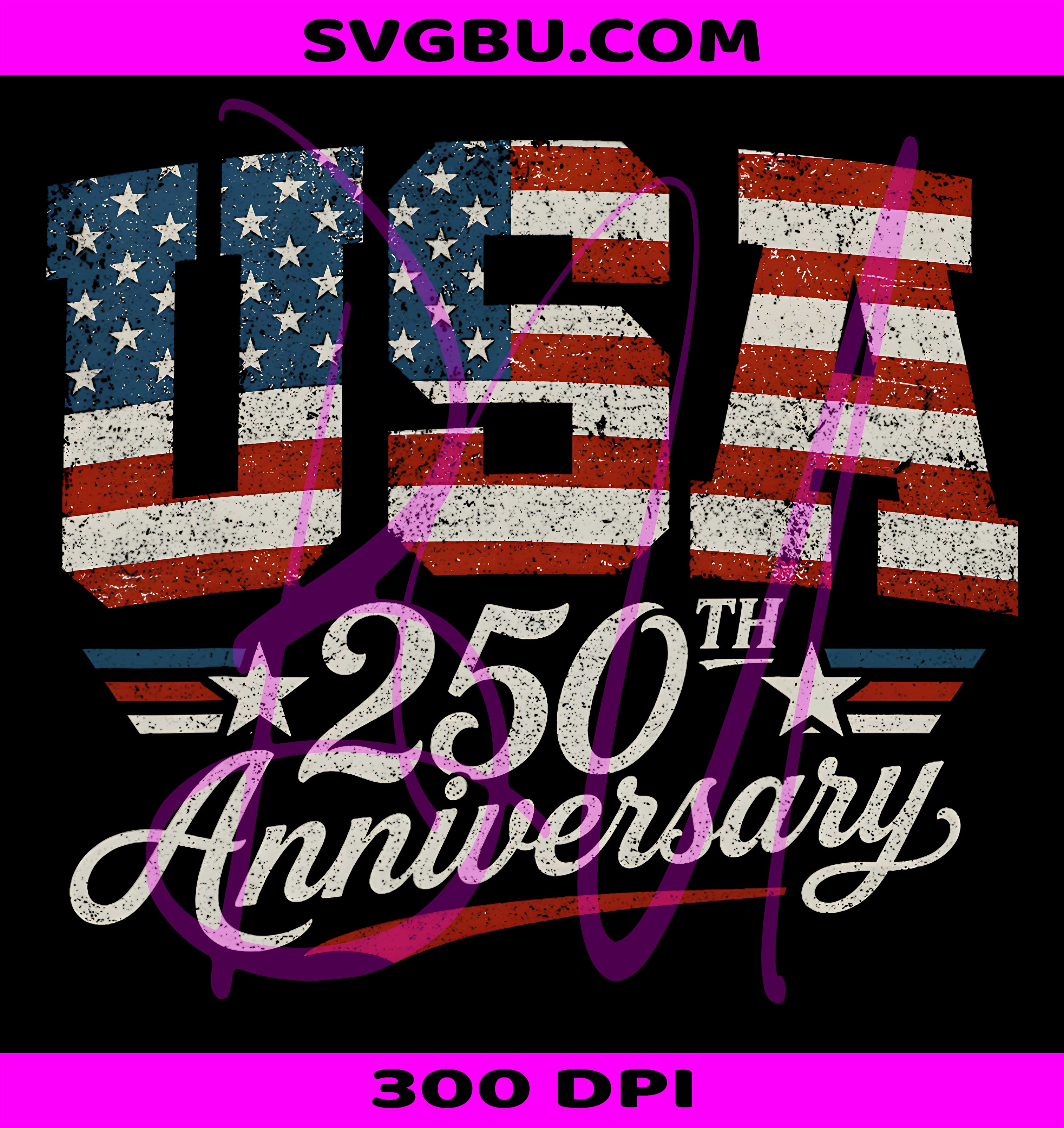 Patriotic 4th of July PNG, USA 250th Anniversary PNG, America US Flag PNG