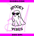 Funny Ghost PNG, Spooky Vibes Ghost PNG, Spooky Ghost PNG