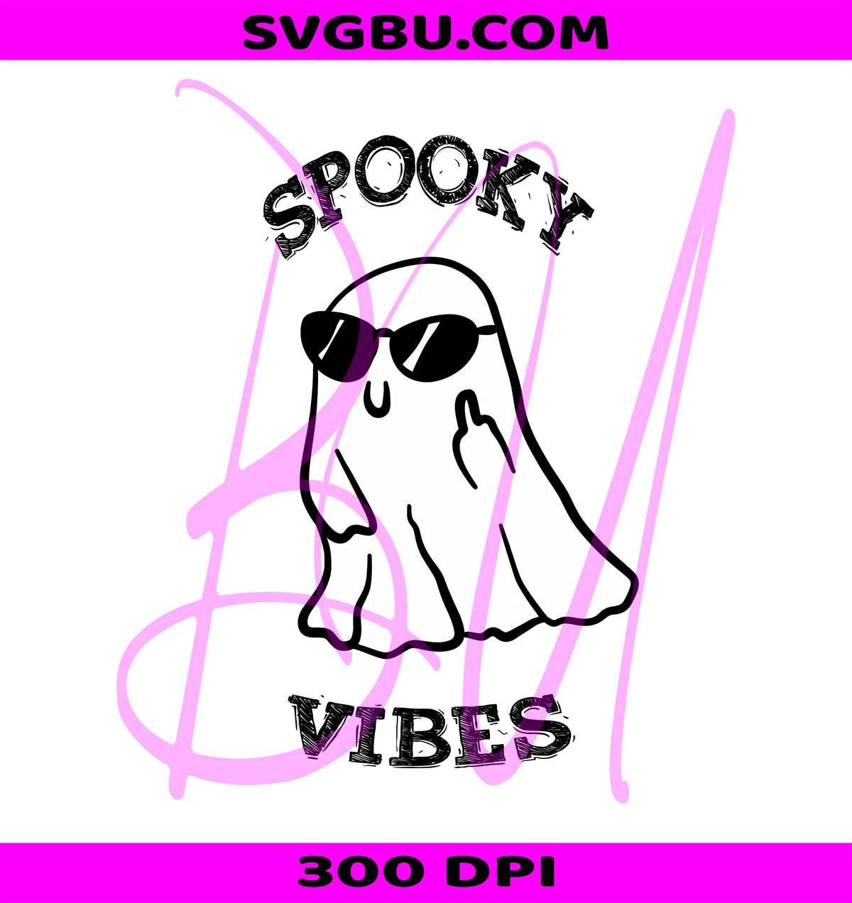 Funny Ghost PNG, Spooky Vibes Ghost PNG, Spooky Ghost PNG