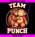 Cute Baby Monkey Named Punch PNG, Punch Monkey Supporter Design PNG