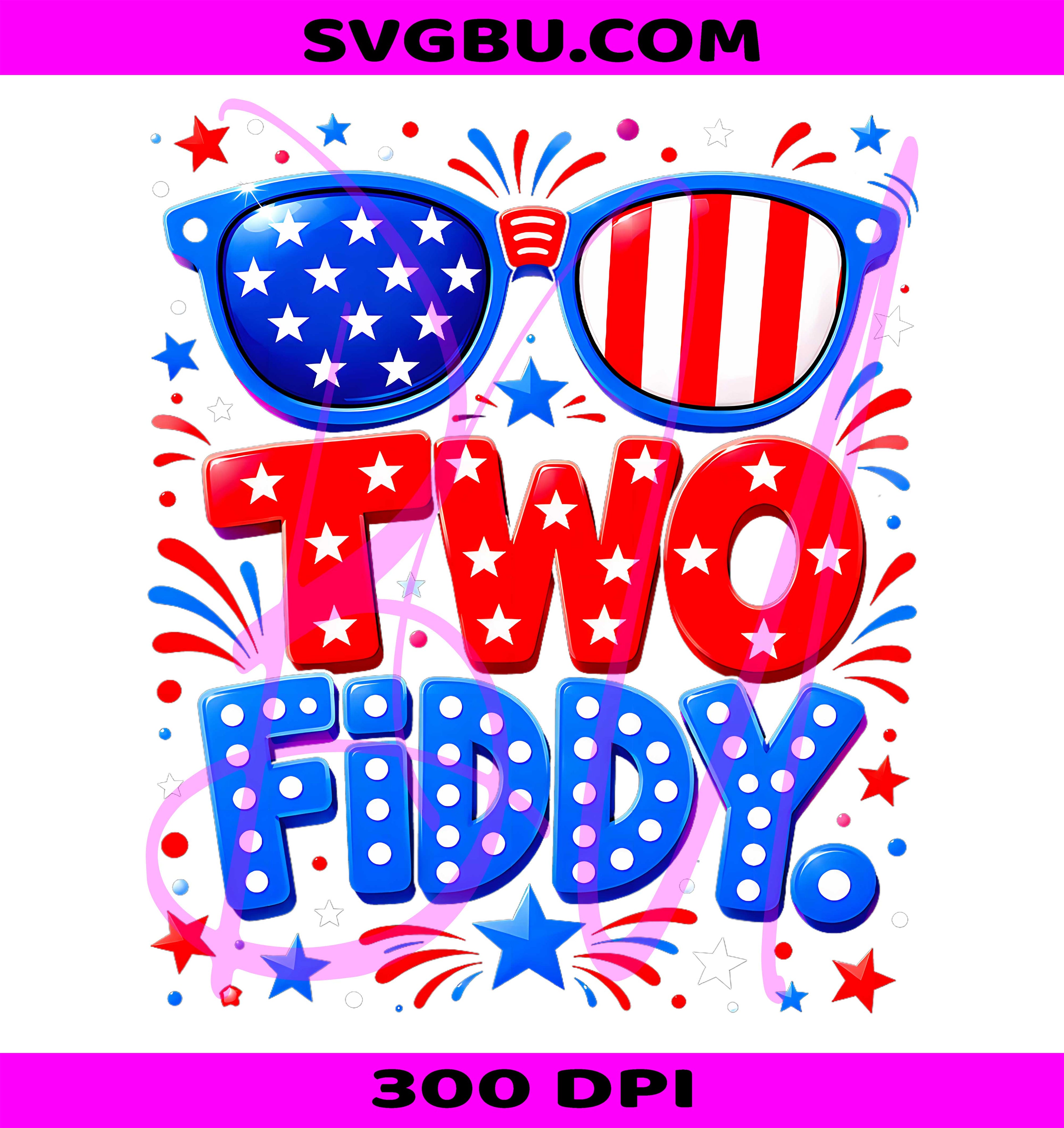 Two Fiddy PNG, 250th Anniversary PNG, 4th of July USA Flag PNG