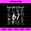 Six Seven Meme Christian Bible, Vintage God Did It First 67 PNG 