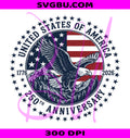 America 250th Anniversary PNG, Patriotic Eagle PNG, USA 1776 2026 PNG