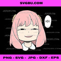 Funny A Cute Girl Emotion Smile HeH PNG, Smug Face Expression Digital Design