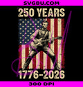 Abraham Lincoln 250 PNG, 4th Of July Lincoln PNG, 250 Years USA PNG