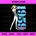 Vintage Fashion Doll Inspired PNG, Retro Pop Art Girl Design File