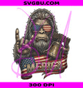 Merica Sasquatch PNG, Liberty Bell Bigfoot PNG, Patriotic Bigfoot PNG