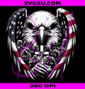American Flag Eagle PNG, USA Patriotic PNG, 4th of July Eagle PNG