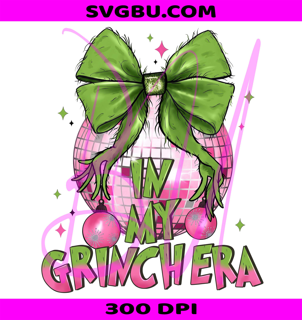 Christmas Coquette Bow PNG, Green Fur PNG, Trendy Christmas PNG