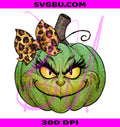 Green Grinch Pumpkin PNG, Grinch Pumpkin PNG, Christmas Grinch PNG