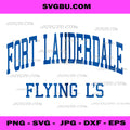 Fort Lauderdale High School Retro Style PNG, Florida HS Vintage Graphic Design