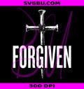 Forgiven PNG, Redemption Faith PNG, Christian Hoodie PNG