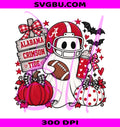 Halloween Alabama PNG, Crimson Tide Ghost PNG, Roll Tide Fall PNG