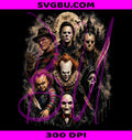 Halloween Horror Characters PNG, Classic Horror PNG, Scary Movies PNG
