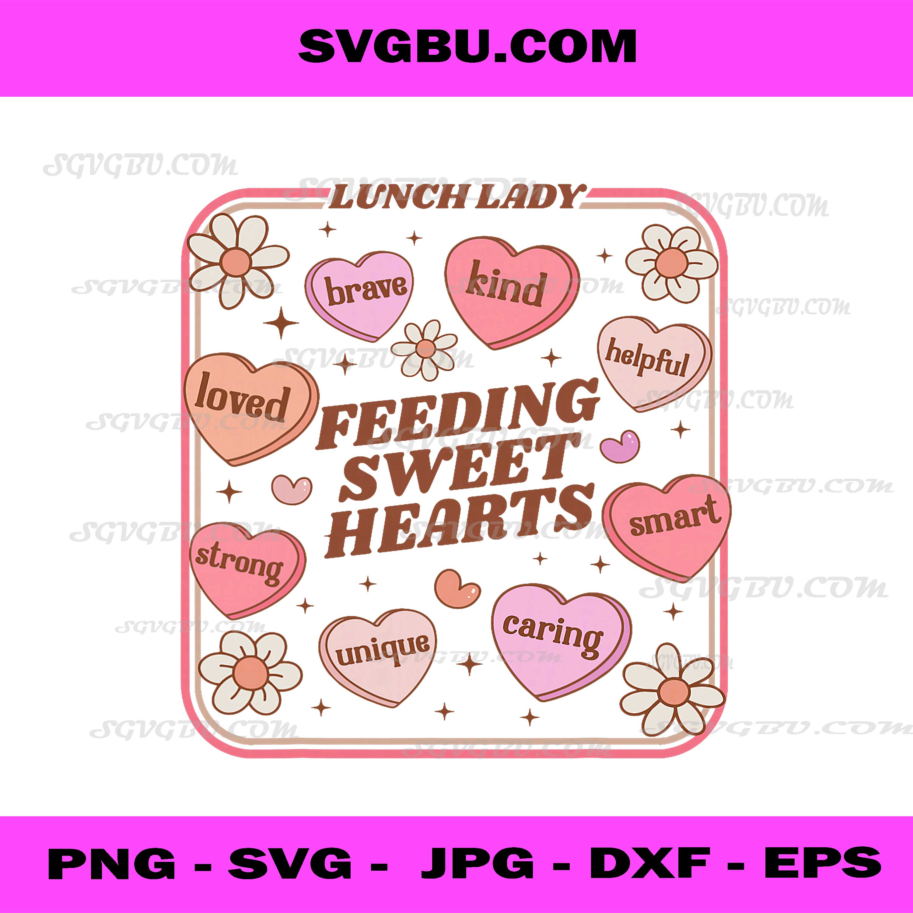 Lunch Lady Valentines Day, Retro Cute Cafeteria PNG