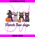 Halloween Frenchie PNG, Spooky Dog PNG, Ghost Frenchie PNG