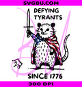 Defying Tyrants PNG, Opossum Warrior PNG, Anti Fascism PNG