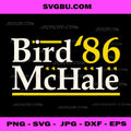 Bird 86 McHale PNG, Basketball Legends PNG, Boston Retro Sports PNG