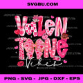 Valentine Vibes Cute Coquette Bow Red Heart PNG, Nurse Valentine PNG