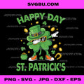 Happy St Patricks Day Dabbing Shamrock Irish Luck PNG, Irish PNG