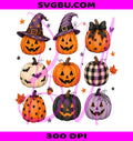 Halloween Pumpkin PNG, Retro Spooky Ghost PNG, Spooky Season PNG