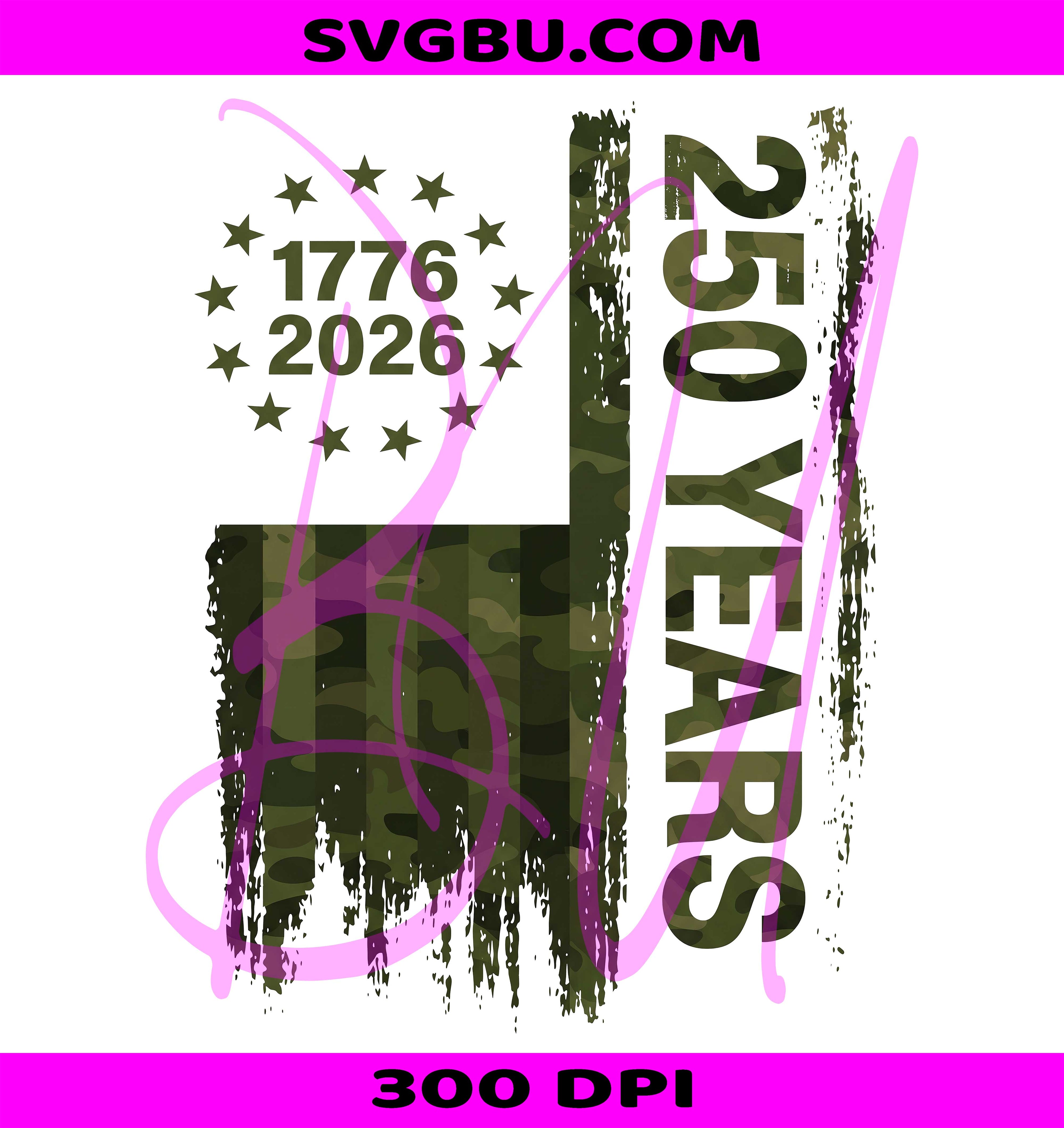 America 250th Anniversary PNG, Happy 250th Birthday USA PNG, USA 250 Years PNG