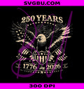 250 Years 1776 2026 America PNG, Patriotic American Eagle PNG