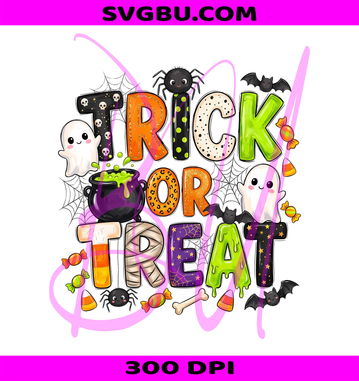 Trick Or Treat PNG, Cute Ghost Halloween PNG, Spooky Season PNG