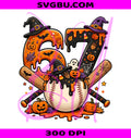 Halloween Baseball 67 PNG, Spooky 67th Birthday PNG, Witch Hat Baseball PNG