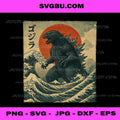 Vintage Japanese Art Kaiju Monster PNG