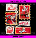 Coca-Cola Company PNG, Stamp Collage Holidays Vintage PNG