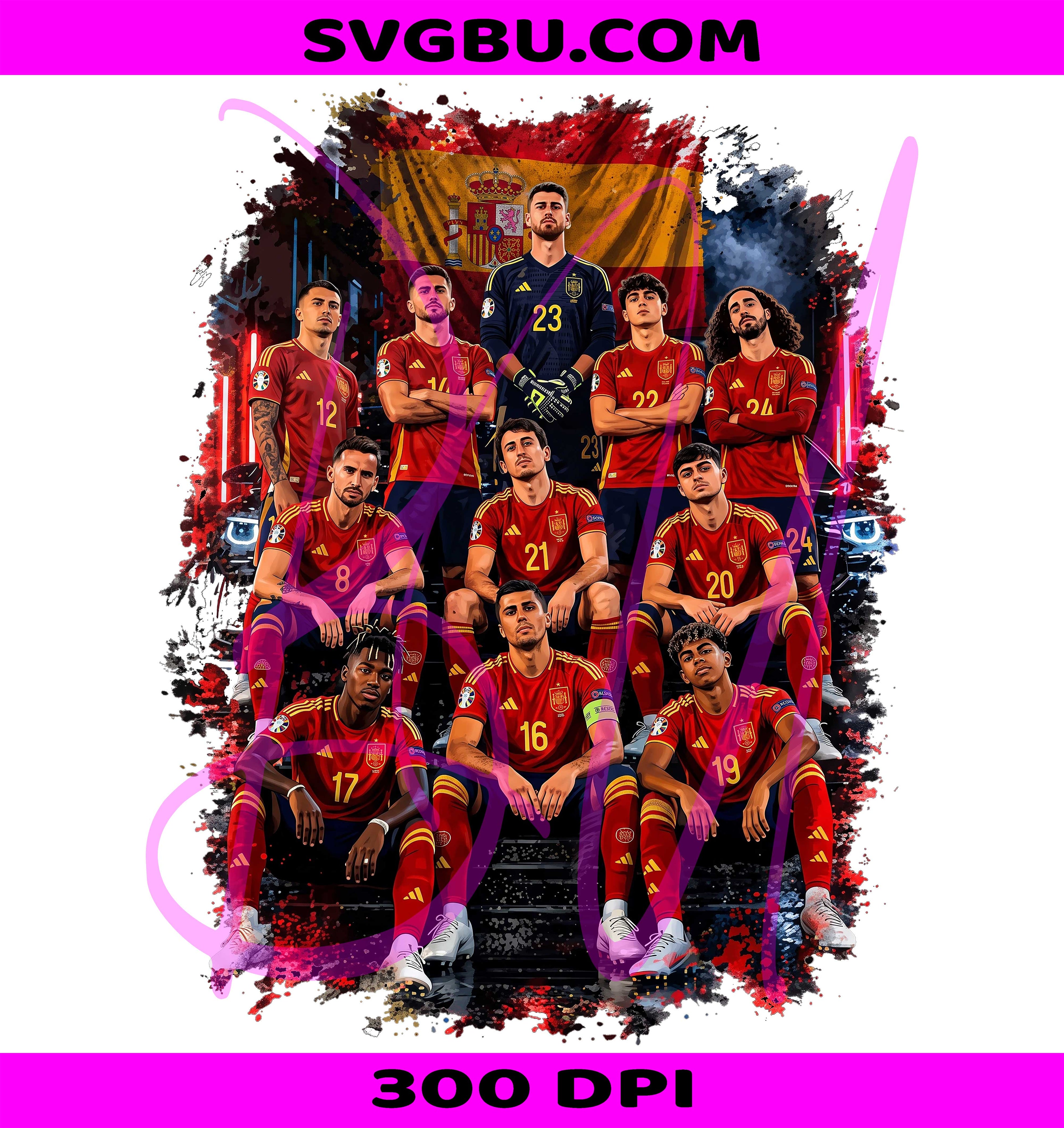 España Football PNG, Spain Soccer Squad PNG, 2026 Spain Fan PNG