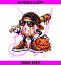 Halloween Baseball PNG, Dripping Slime PNG, Pumpkin Sublimation PNG