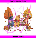 Halloween Pooh PNG, Fall Pumpkin PNG, Autumn Season PNG