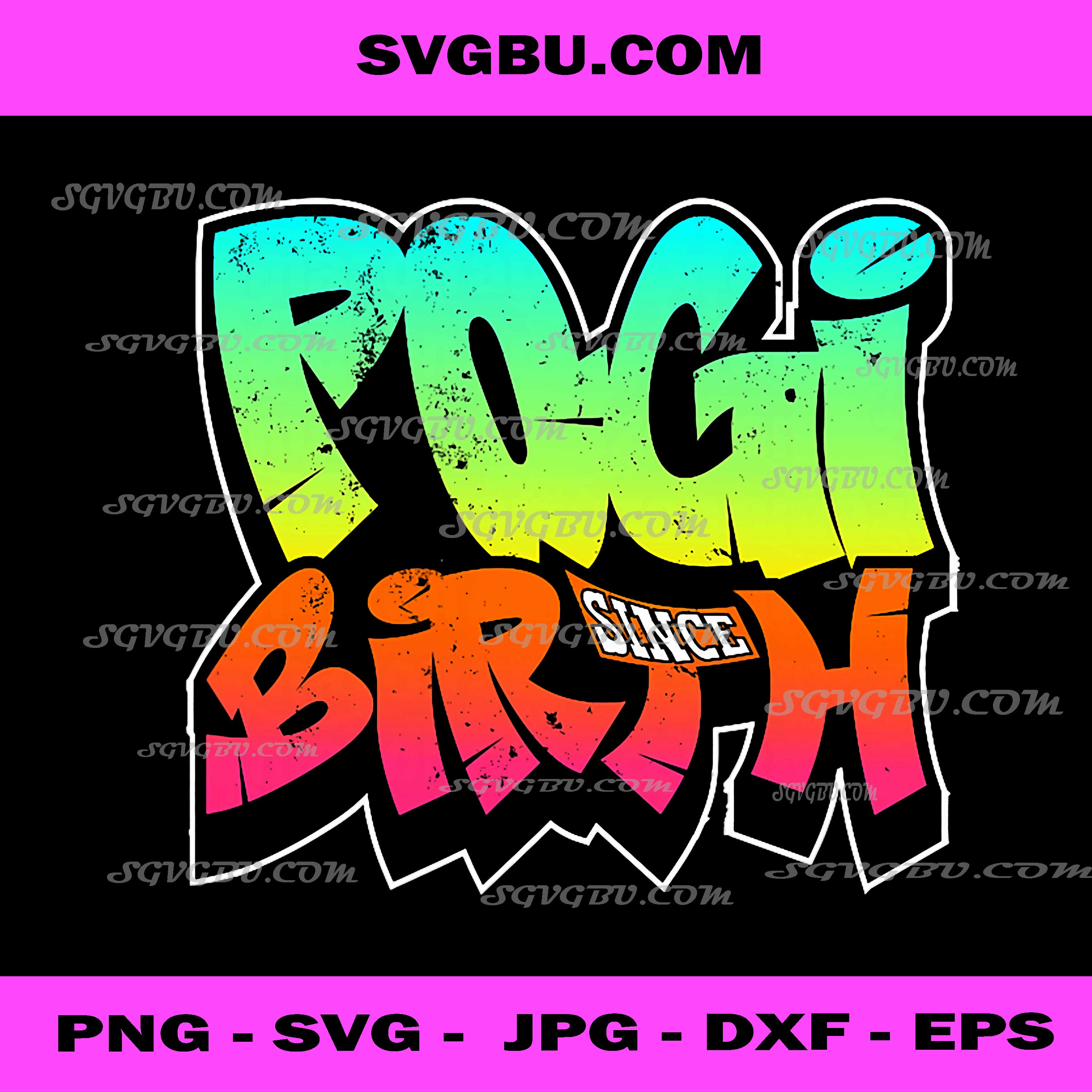 Funny Filipino Pogi Since Birth Grundge Design PNG