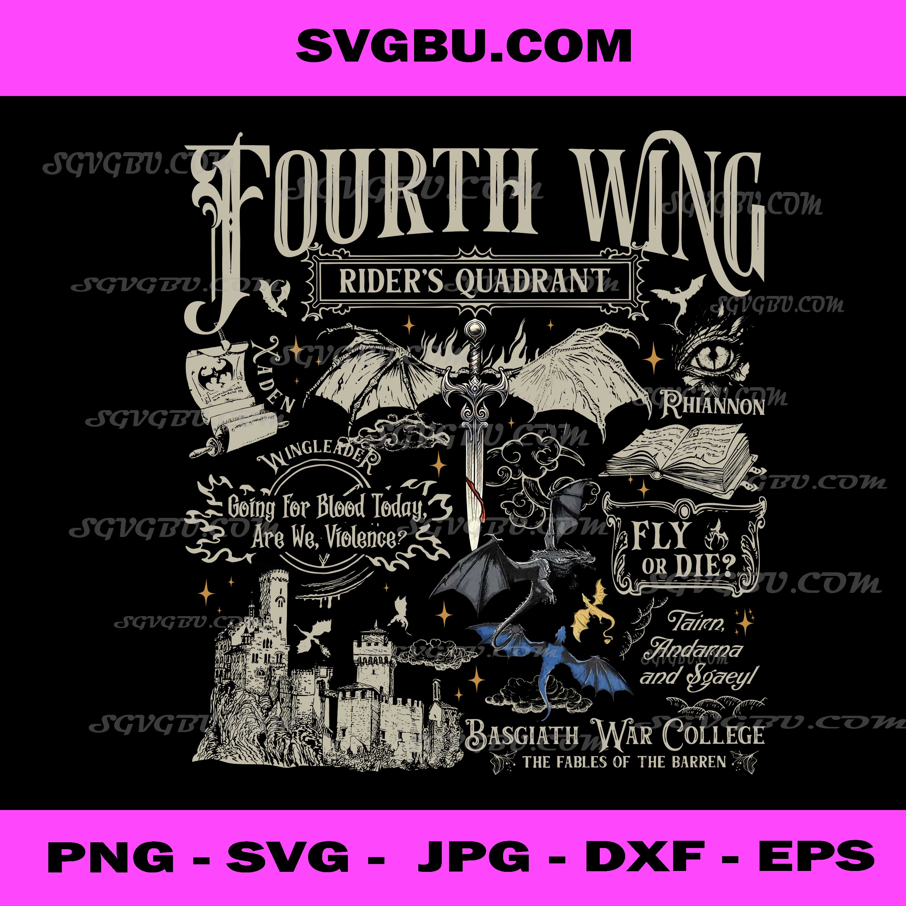 Basgiath War College PNG, Fourth Wing PNG, Riders Quadrant PNG, Dragon Rider PNG