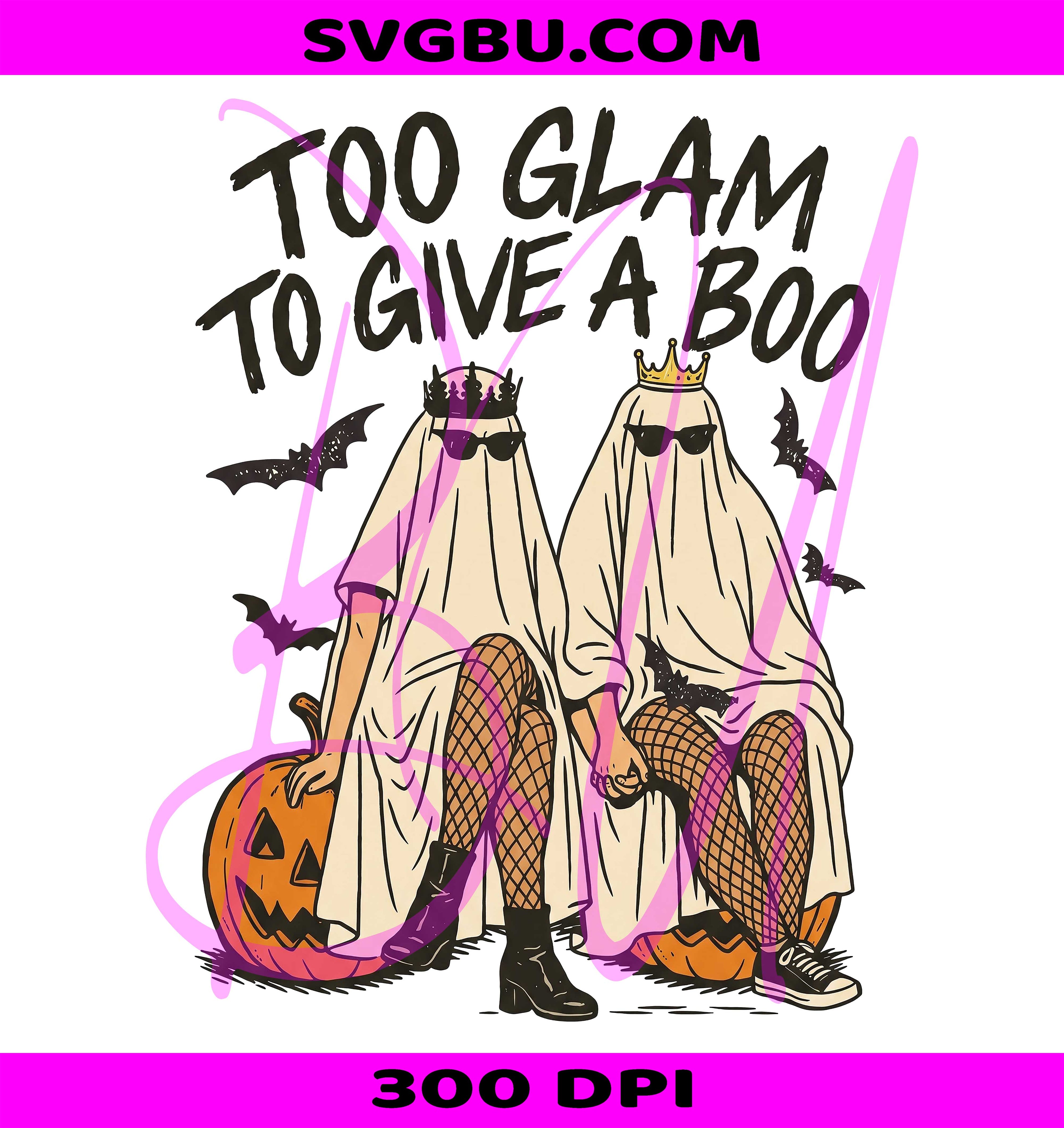 Glam Ghost Girl PNG, Halloween Girl Gang PNG, Spooky Glam PNG