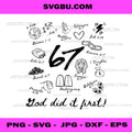 God Did It First, 6 7 Bible Verse, Christian Faith PNG