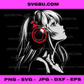 Anime Manga Motif PNG, Headphone Artwork Anime PNG