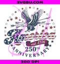 America 250th Anniversary Patriotic Eagle 1776 2026 PNG,USA Eagle PNG