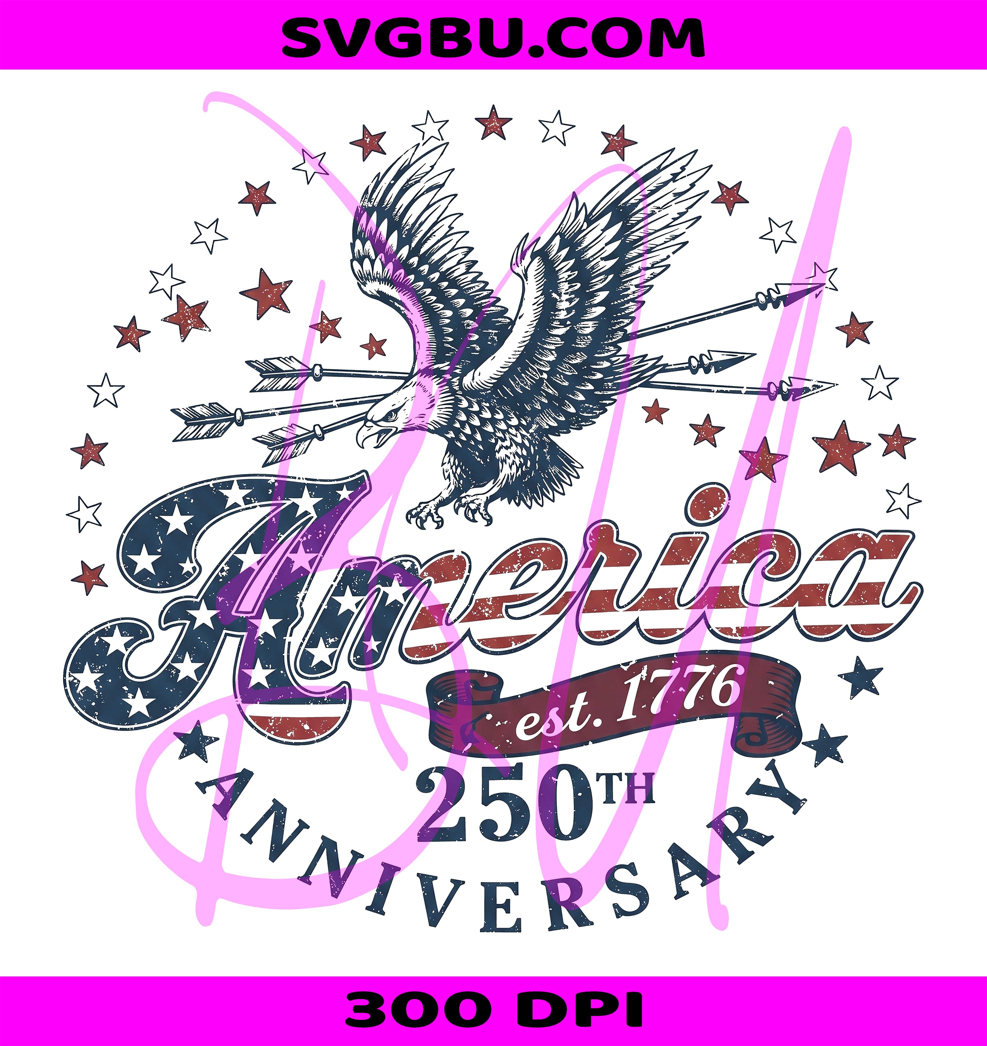 America 250th Anniversary Patriotic Eagle 1776 2026 PNG,USA Eagle PNG