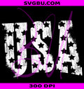 USA Patriotic Star Letters PNG, Distressed 4th Of July Design PNG