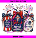 Jesus Is My Rock PNG, God Bless America PNG, One Nation Under God PNG