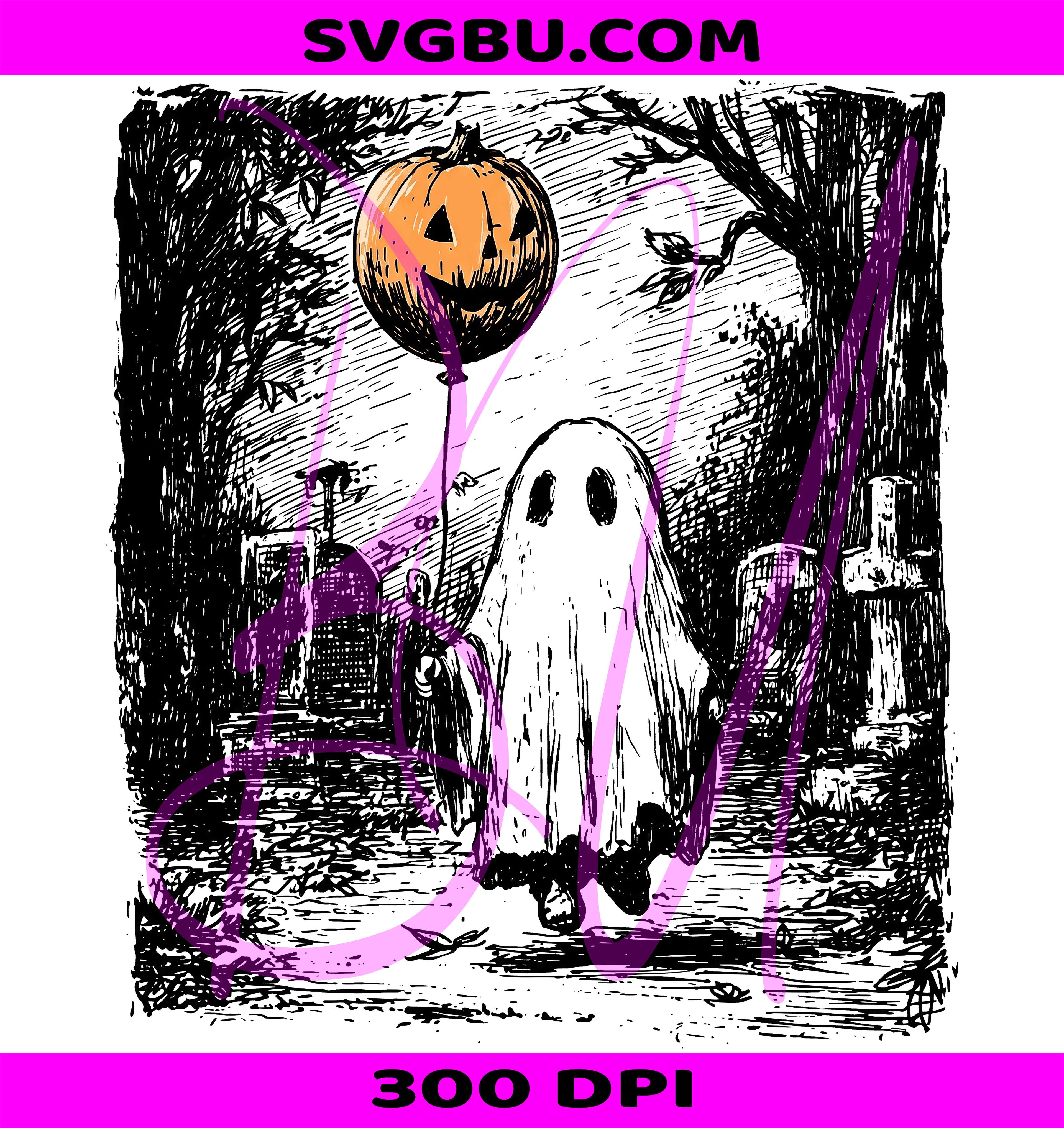 Horror Ghost Halloween PNG, Horror Halloween PNG, Spooky Season PNG