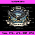 Operation Epstein Fury Eagle Badge PNG, Political Patriot PNG
