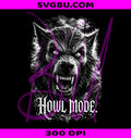 Howl Mode Wolf PNG, Werewolf PNG, Gothic Werewolf PNG